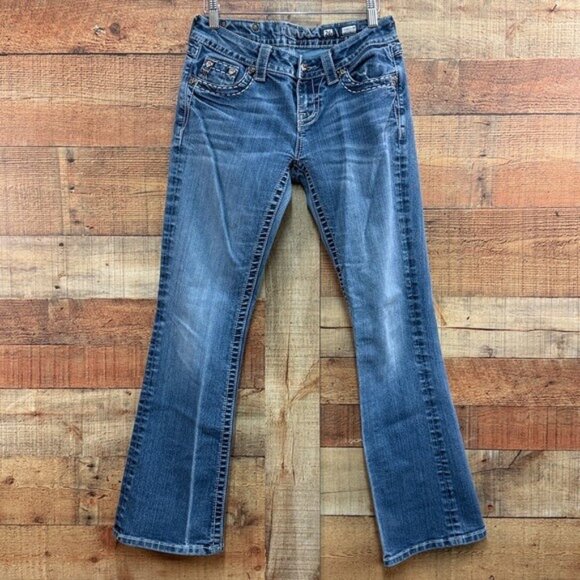 Miss Me Easy Boot Flared Denim Jeans 26 - Picture 2 of 9